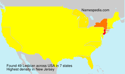 Surname Ledzian in USA Surname Ledzian in USA