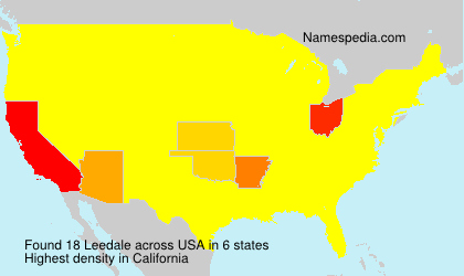 Surname Leedale in USA Surname Leedale in USA