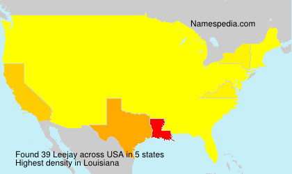 Surname Leejay in USA Surname Leejay in USA
