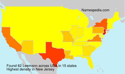 Surname Leemann in USA Surname Leemann in USA
