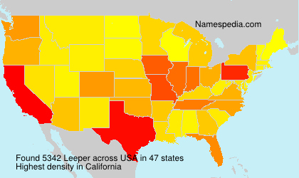 Surname Leeper in USA Surname Leeper in USA