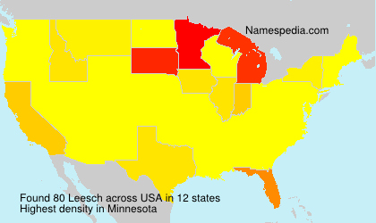 Surname Leesch in USA Surname Leesch in USA
