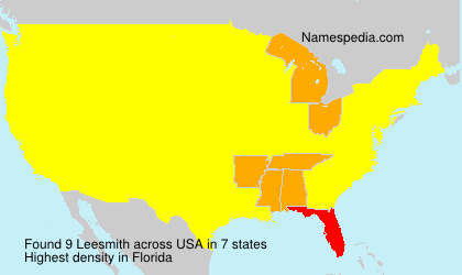 Surname Leesmith in USA Surname Leesmith in USA