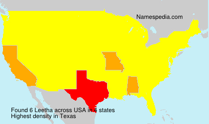 Surname Leetha in USA Surname Leetha in USA