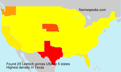 Surname Leetsch in USA Surname Leetsch in USA