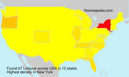 Surname Lefauve in USA Surname Lefauve in USA