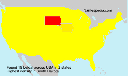 Surname Lefdal in USA Surname Lefdal in USA