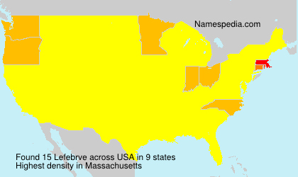 Surname Lefebrve in USA Surname Lefebrve in USA