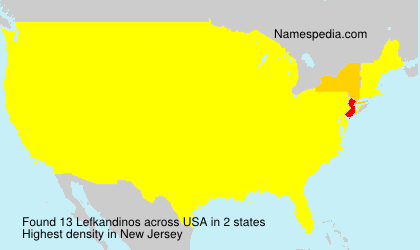 Surname Lefkandinos in USA