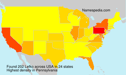 Surname Lefko in USA Surname Lefko in USA