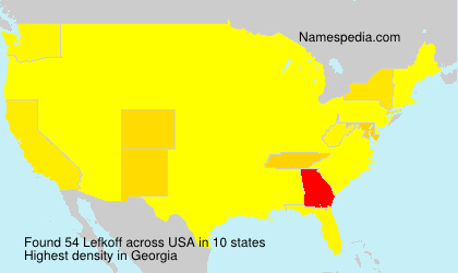 Surname Lefkoff in USA Surname Lefkoff in USA