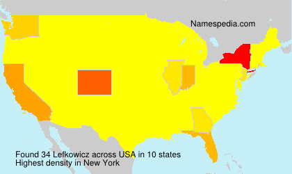 Surname Lefkowicz in USA Surname Lefkowicz in USA