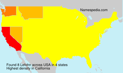 Surname Lefohn in USA Surname Lefohn in USA