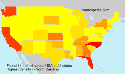 Surname Leford in USA Surname Leford in USA