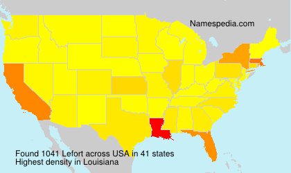 Surname Lefort in USA Surname Lefort in USA