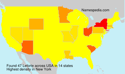 Surname Leforte in USA Surname Leforte in USA