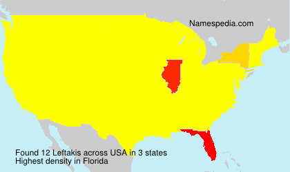 Surname Leftakis in USA Surname Leftakis in USA