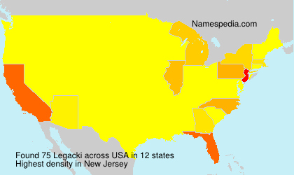 Surname Legacki in USA Surname Legacki in USA