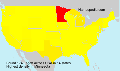 Surname Legatt in USA Surname Legatt in USA