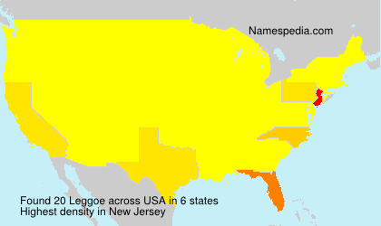 Surname Leggoe in USA Surname Leggoe in USA