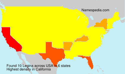 Surname Legina in USA Surname Legina in USA