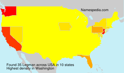 Surname Legman in USA Surname Legman in USA