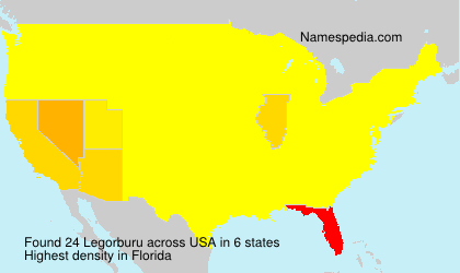 Surname Legorburu in USA Surname Legorburu in USA
