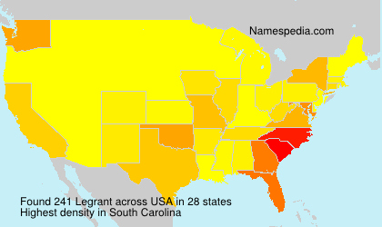 Surname Legrant in USA Surname Legrant in USA