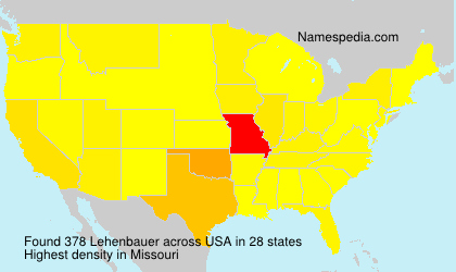 Surname Lehenbauer in USA Surname Lehenbauer in USA