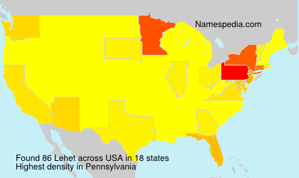 Surname Lehet in USA Surname Lehet in USA