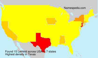 Surname Lehfeld in USA Surname Lehfeld in USA