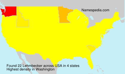 Surname Lehmbecker in USA Surname Lehmbecker in USA