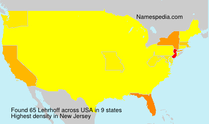 Surname Lehrhoff in USA Surname Lehrhoff in USA