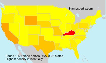 Surname Leibee in USA Surname Leibee in USA