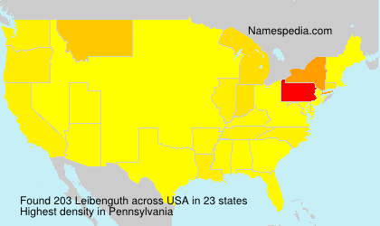 Surname Leibenguth in USA Surname Leibenguth in USA