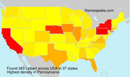 Surname Leibert in USA Surname Leibert in USA