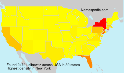 Surname Leibowitz in USA