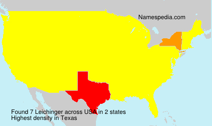 Surname Leichinger in USA Surname Leichinger in USA