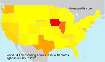 Surname Leichsenring in USA Surname Leichsenring in USA