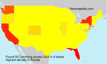 Surname Leichtling in USA Surname Leichtling in USA