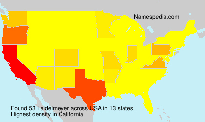 Surname Leidelmeyer in USA Surname Leidelmeyer in USA