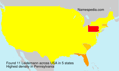 Surname Leidemann in USA Surname Leidemann in USA