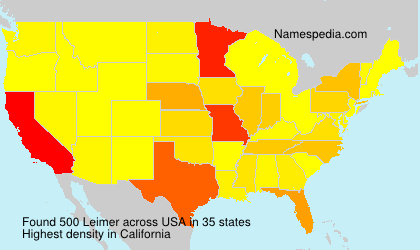 Surname Leimer in USA Surname Leimer in USA