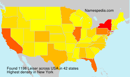 Surname Leiser in USA Surname Leiser in USA