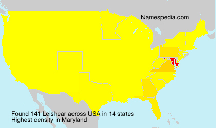 Surname Leishear in USA Surname Leishear in USA