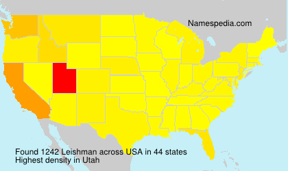 Surname Leishman in USA Surname Leishman in USA