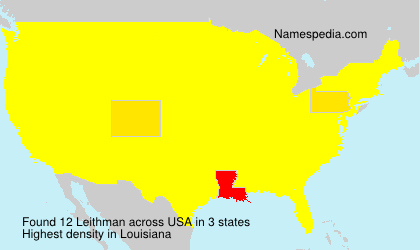 Surname Leithman in USA Surname Leithman in USA