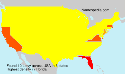 Surname Leivy in USA Surname Leivy in USA
