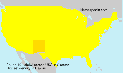 Surname Leleiwi in USA Surname Leleiwi in USA