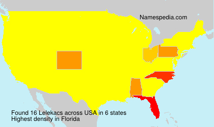 Surname Lelekacs in USA Surname Lelekacs in USA